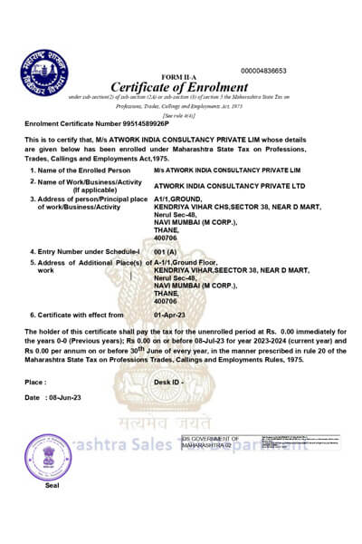 PTEC Certificate